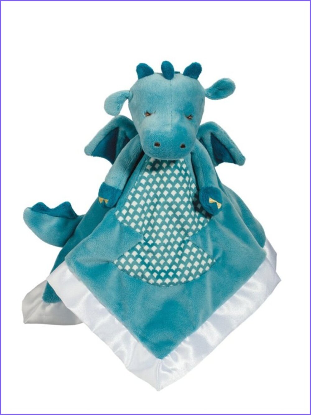 New w/ Tag Douglas Baby Lil Snuggler Demitri Blue Dragon Security Blanket Lovey